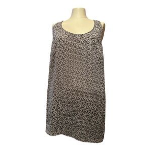 Cabi XL cream/Black leopard print tank top